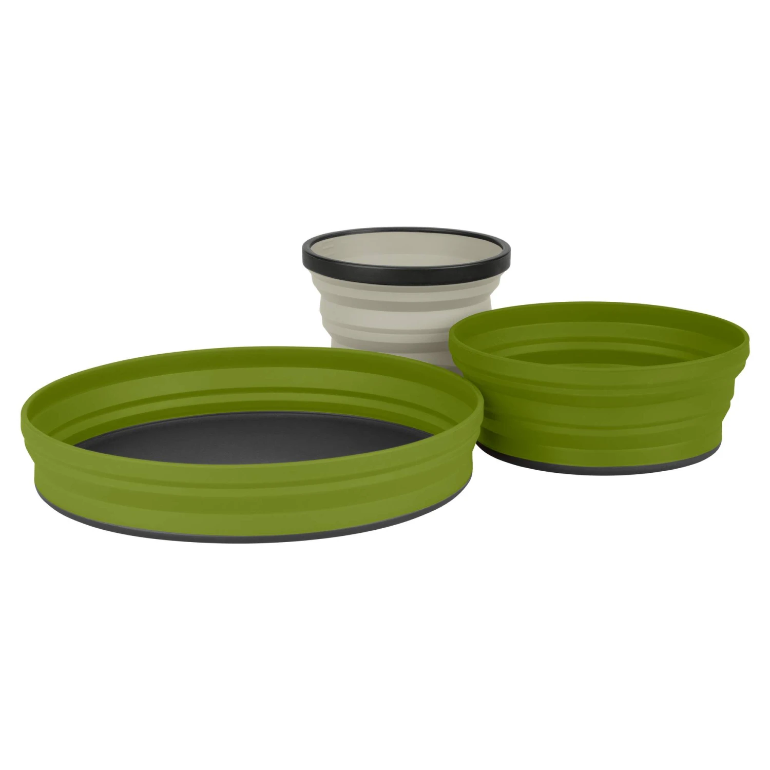 Sea To Summit X-SET: 3-PCE (X-MUG,X BOWL, X PLATE & STORAGE POUCH) - Campinggeschirr