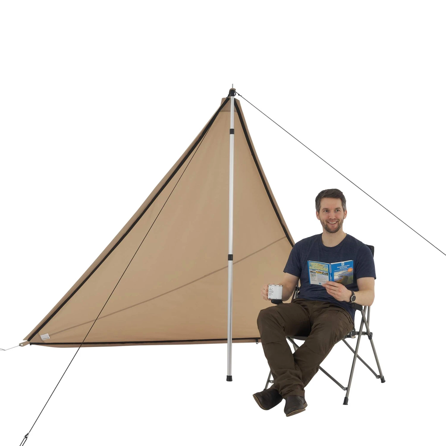 VERBINDBARES SONNENSEGEL TC-ZIP-PROTECT CANVAS SINGLE - Tarp – Bild 2