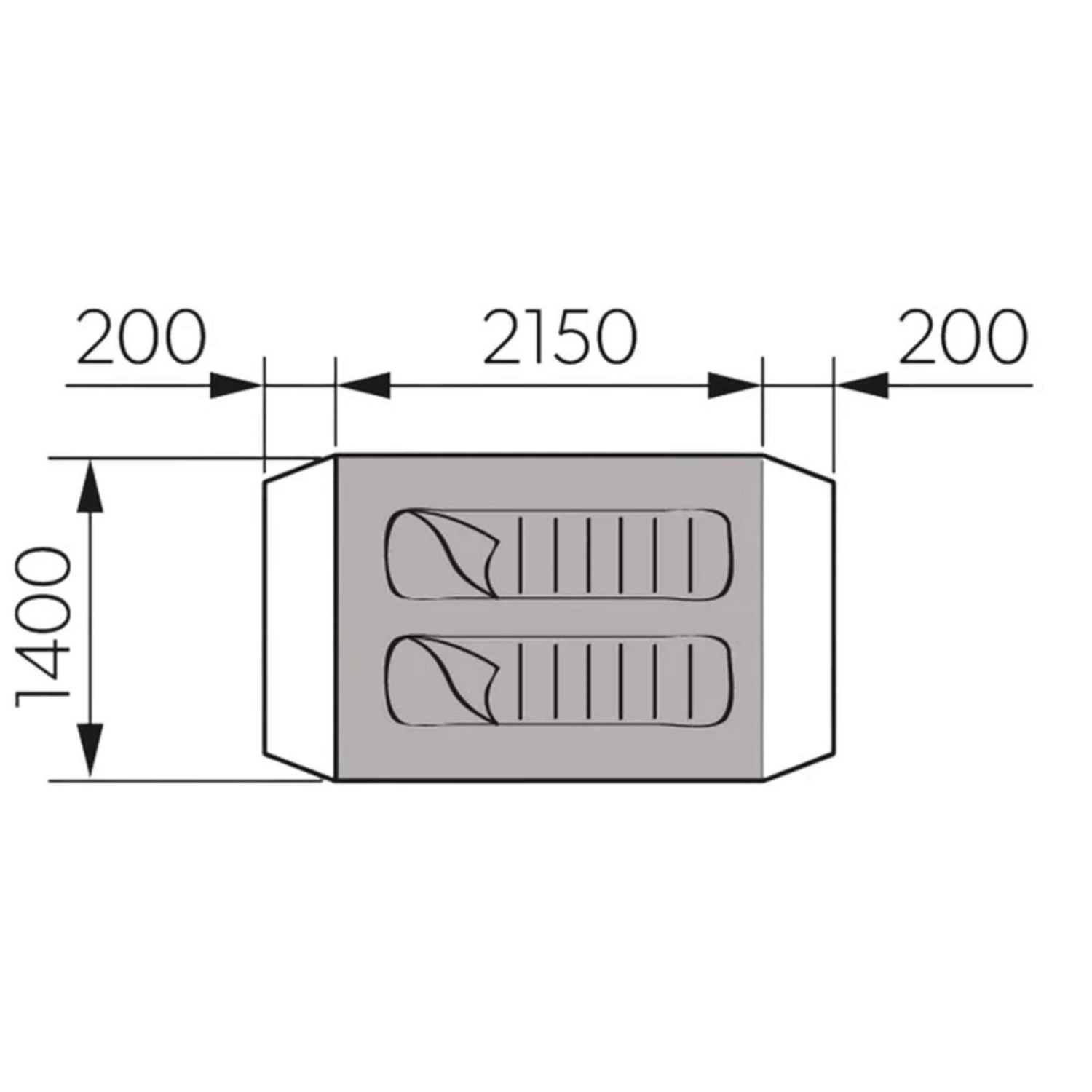 Dometic PICO FTC 2X2 TC - Kuppelzelt – Bild 2